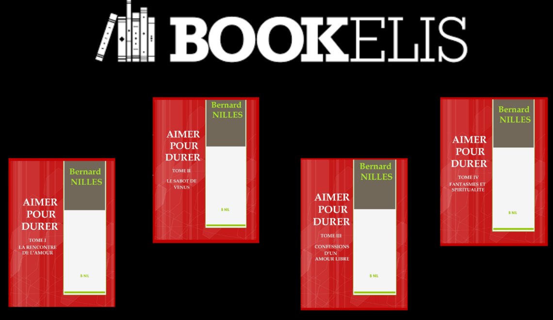 “Aimer pour durer” en 4 tomes, disponible sur Bookelis.